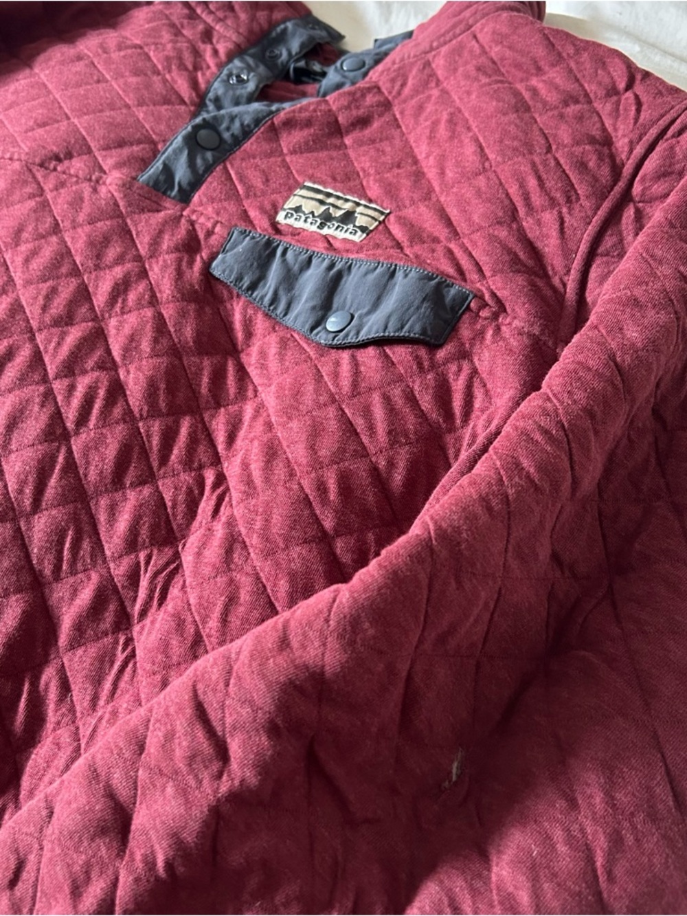 Patagonia Organic Cotton Quilted Pullover - M - Soft - Picture 7 of 7